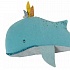 Мягкая игрушка – кит Жозефина, 60 см.  - миниатюра №1